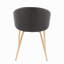 Chaise en métal et similicuir-137089925-137089924