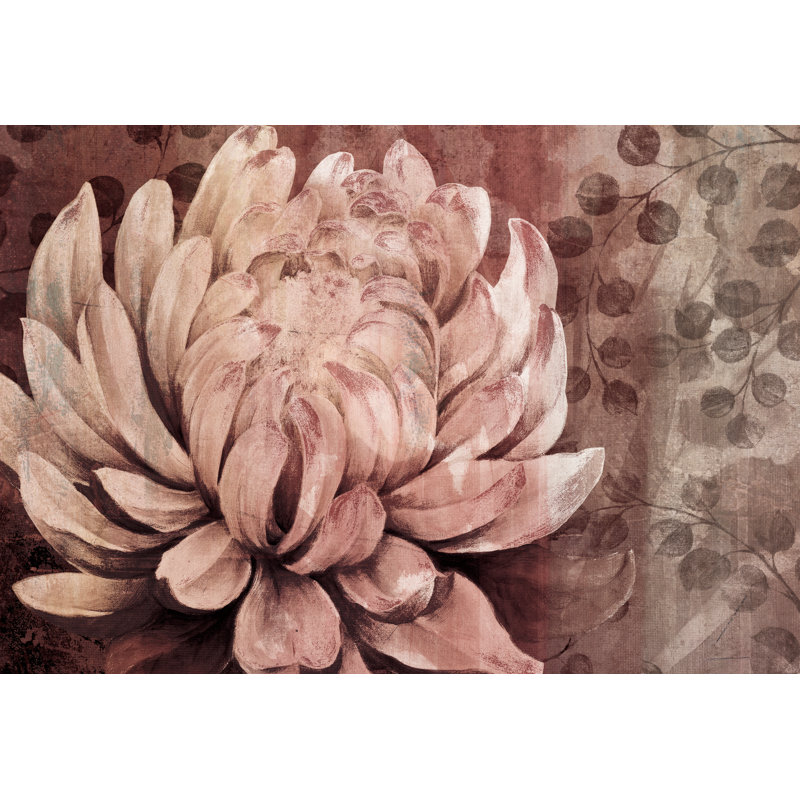 White Flower Giant - Wrapped Canvas Painting,  30cm H x 46cm W 