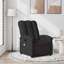 Fauteuil inclinable de massage vidaXL, dossier / repose-pieds réglable, tissu-97814348-121977066