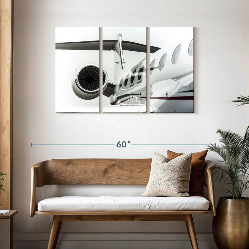 Détails de l'avion de luxe Mehar, H 28 po x l 45 po