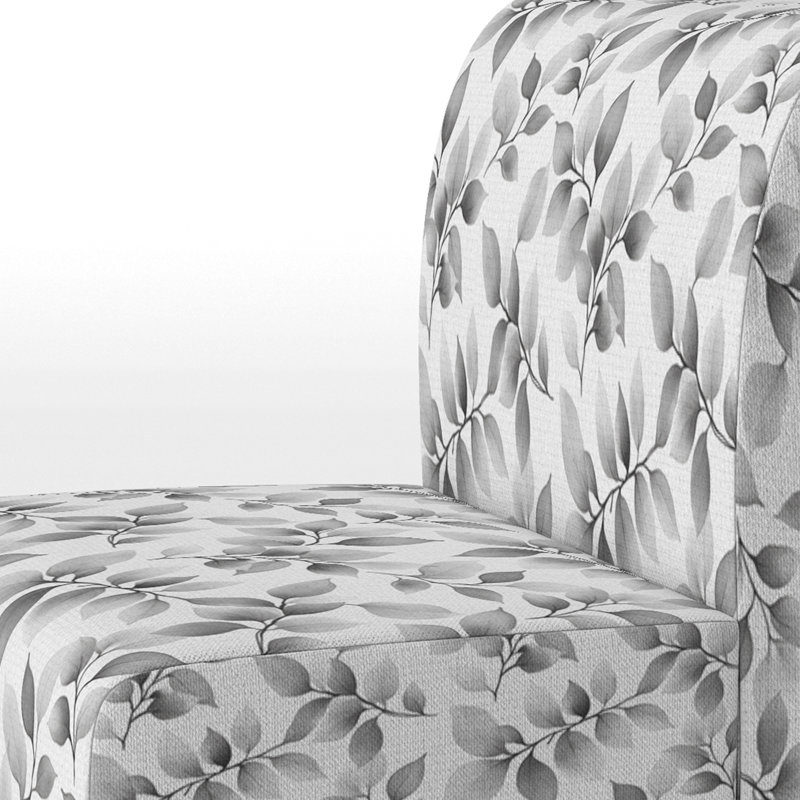 Fauteuil de chambre Country Farmhouse, Pantoufle sans accoudoirs