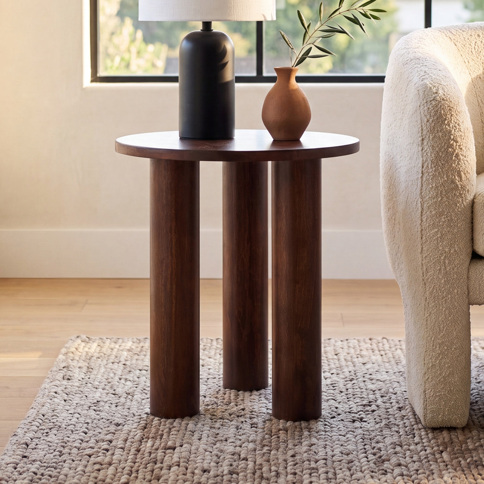 Bridie Solid Wood End Table