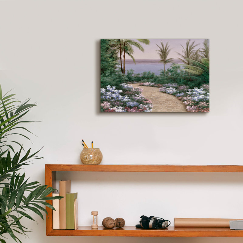«Floral Breeze» par Diane Romanello, art mural sur toile, H 12 po x l 18 po x P 0,75 po