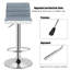 Tabouret de bar pivotant à hauteur réglable Plouffe