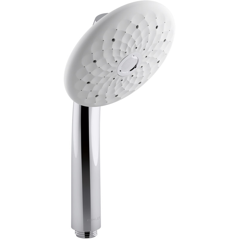 Exhale B120 Rain Handheld Shower Head, Polished Chrome