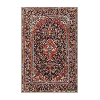 Tapis traditionnel rouge / noir Kesterman