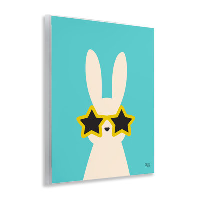 "Lapin et étoile" lunettes de soleil sur bois par Jessica Beck