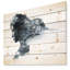 « femme portrait double exposition », impression-35222327