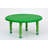 Adjustable Round Plastic Activity Table, Green
