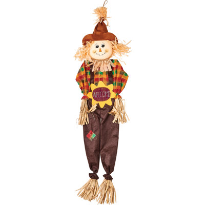 Figurine épouvantail design de tournesol suspendu