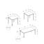 Ensemble de table, ensemble de 3 pièces, café, bout, contemporain, moderne