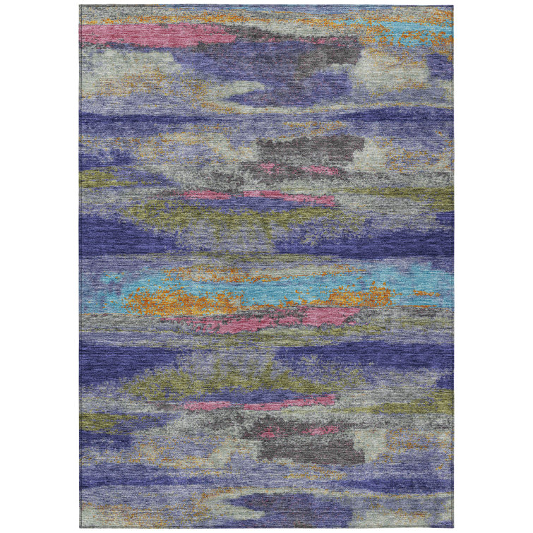 Aleighna Area Rug with Non-Slip Backing