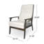 Chaise d'appoint rembourrée Mid-Century-994201060