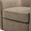 Fauteuil d'appoint pivotant en similicuir