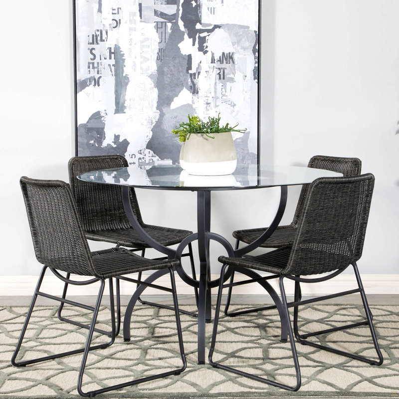Table de salle à manger Marina Gunmetal