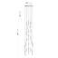 Luminaire suspendu cylindrique à 25 lumières Rainfall-50465513-50465510-50465516