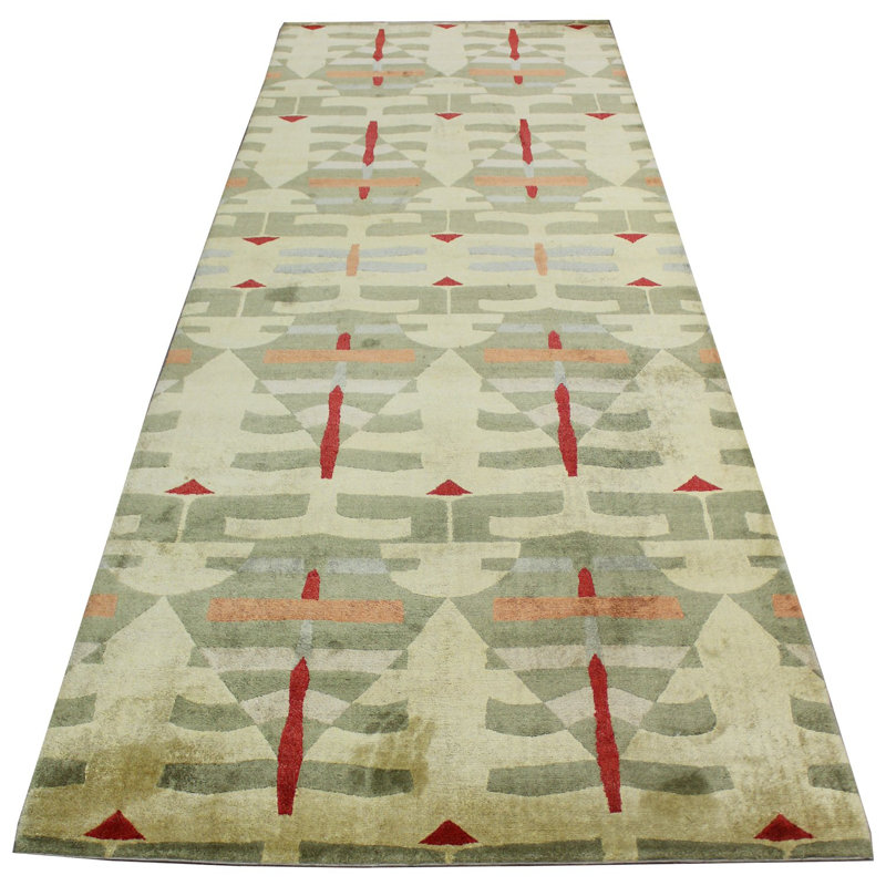 One-of-a-Kind 4' X 12' Flatweave Area Rug