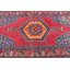 Tapis rétro rouge noué à la main de style anatolien turc rétro idéal pour la décoration de salon