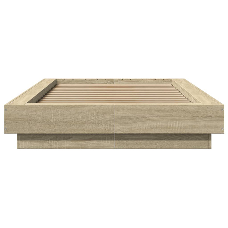 Bormann Bed Frame, 100 x 200 cm, Sonoma Oak
