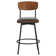 Putney Swivel Upholstered Counter Stool with Metal Frame