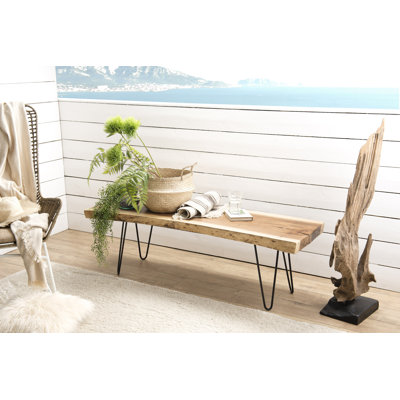 Givens Solid Wood Bench