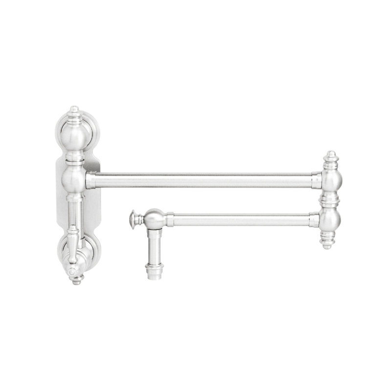 Traditional Wall Mounted Potfiller - Lever Handle, Chrome