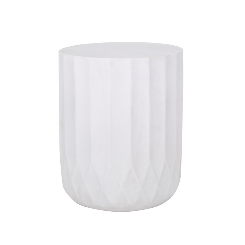 Rounded Cylindrical Structure End Table