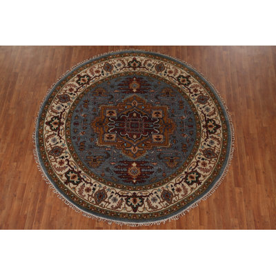 Handmade Traditional  Round Area Rug 8x8