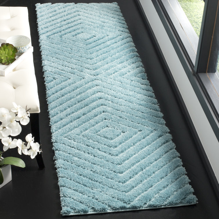 Ashburnham Olympia Shag Performance Geometric Rug