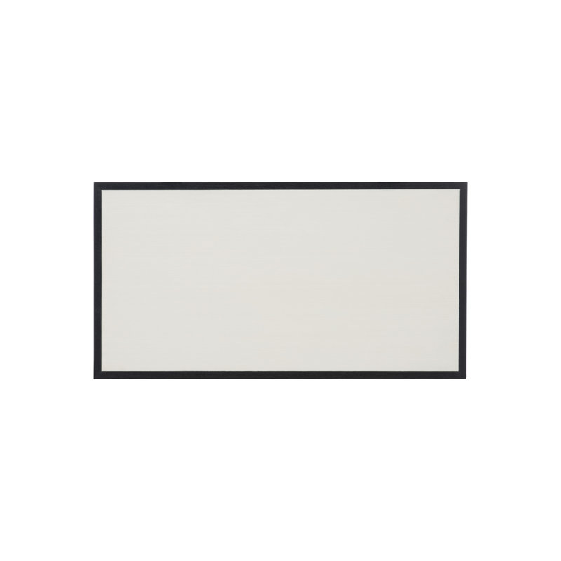 Silhouette Transitional 3-Drawer Black and White Nightstand
