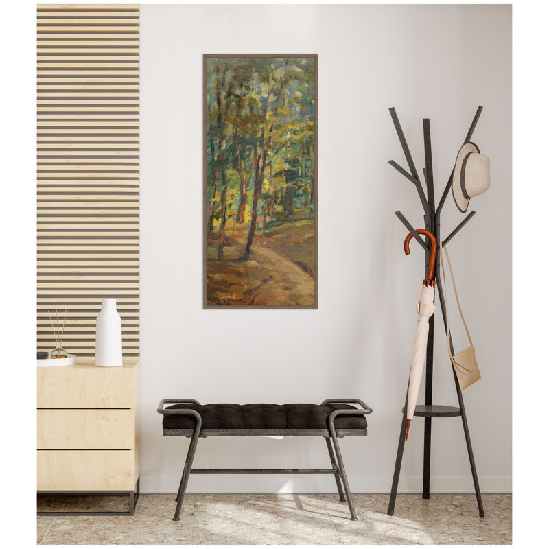 "Forest intérieur" par Leopold Horovitz "PANEL" par Nostalgia Prints, reproduction d'art sur toile encadrée