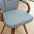 Mid Century Modern Leather Upholstered Swivel Dining Chairs With Arms-1517867136