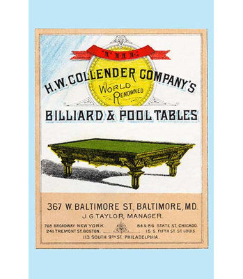 " The H.W. Collender Company "