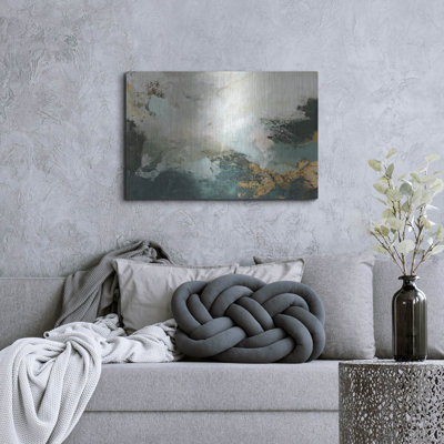 Mur en métal Wrought Studio ™ «Indigo Variation» par Incado