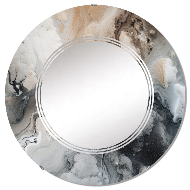 Miroir mural Brondby, 32 po x 32 po