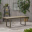 Table de salle à manger d'extérieur extensible en bois d'acacia, gris