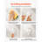 Suction Cup Hooks 6 Pack, 2.76 x 3.54 x 1.57 inch, 10 LBS Max Load Clear Shower Suction Cups, Strong and Reusable Heavy-Duty Wall Holder, Towel, Glass, Window, Kitchen, Bathroom, Designed for Loofah