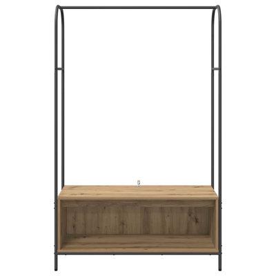 Clothes Rack 100 X 44 X 160 Cm Engineered Wood