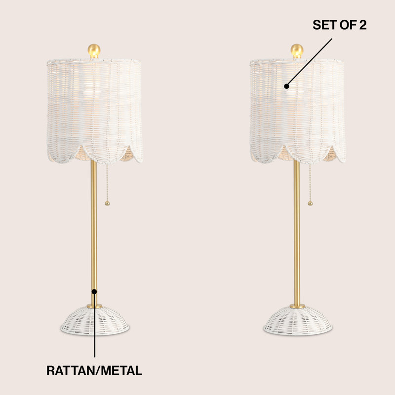 Lampe Volkman, Blanc / or laiton
