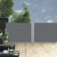 Dakota Fields 1000cm W x 0.285cm D Fabric Cover Motorised Retractable Side Awning-376372677-321075024