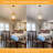 Plewak 5 - Light 15.74" Wide Dimmable Distressed Wood Farmhouse Country Geometric Chandelier, Modern Chandelier Rustic Ceiling Pendant Lights for Living Room Bedroom Foyer-1157547397
