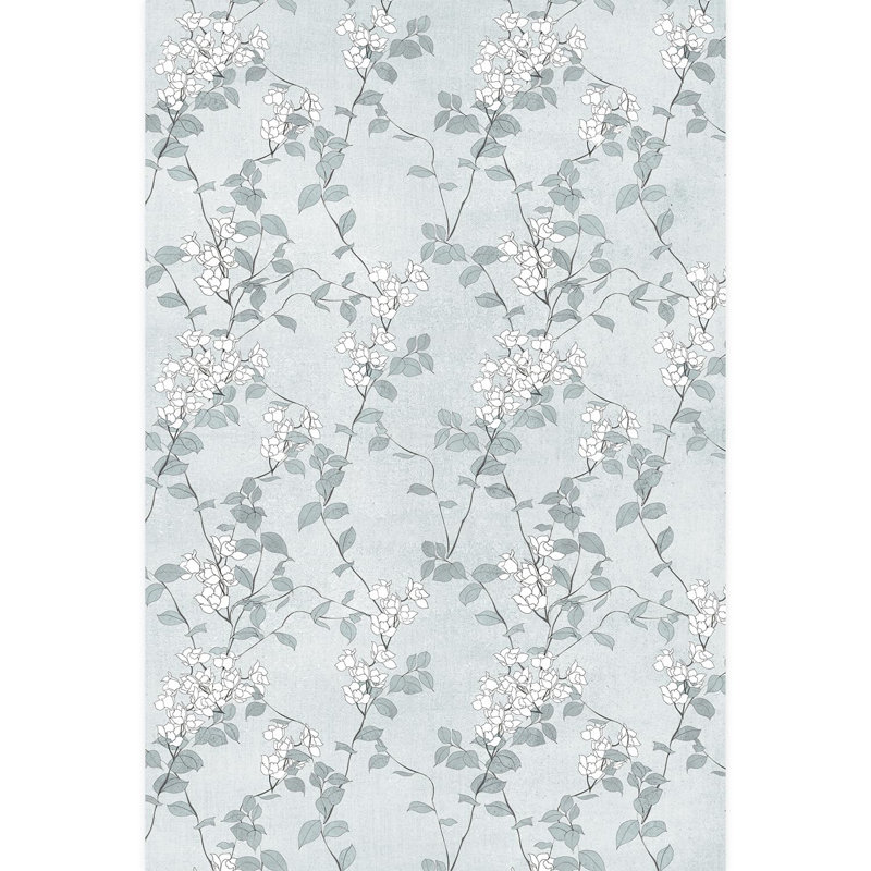 Bordure florale pelez et collez, L 72 po x l 48 po
