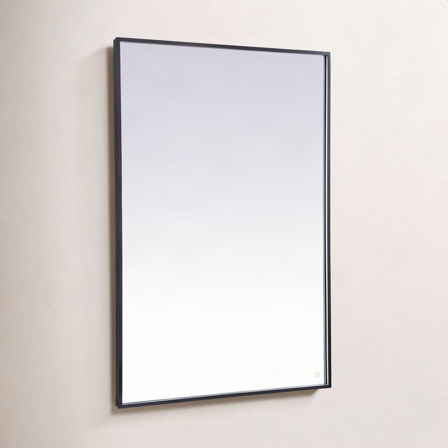 Piche Aluminium Mirror, 42" x 60", Black