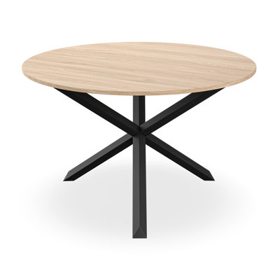 Daryen Round Solid Wood Base Dining Table