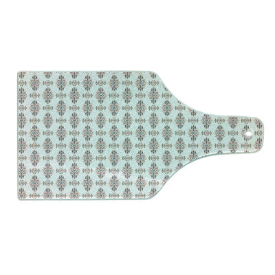 East Urban Home Glass Ethnic Cutting Board