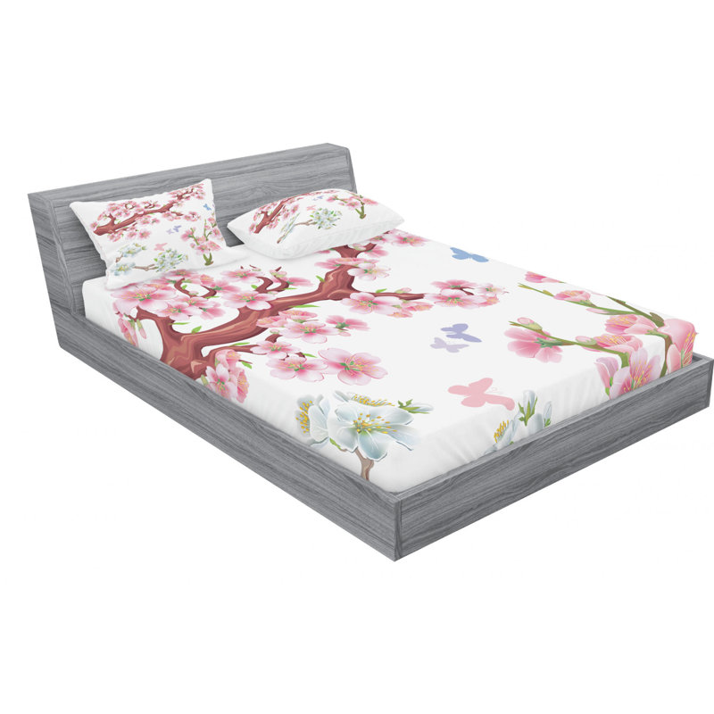 Microfiber Sheet Set, Full Sheet Set with Fitted Sheet