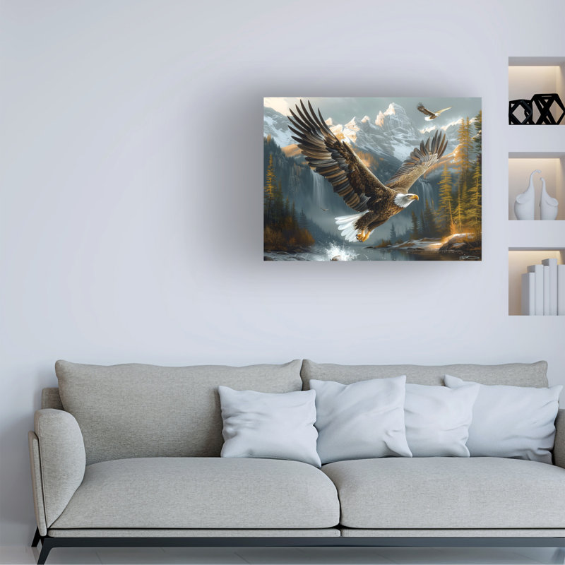 Art sur toile Shawna Stewart Eagles Lake, 24" H x 32" W