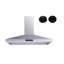 Hotte murale convertible 36 pouces 300 CFM en acier inoxydable avec filtre inclus