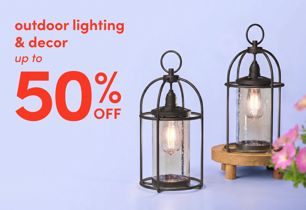 outdoor lighting & decor clearance