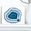Abstrait bleu agate cristal - impression-35105729-35105737